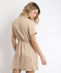 Vestido-Feminino-Curto-Manga-Curta-Gola-Esporte-Bege-9947521-Bege_2