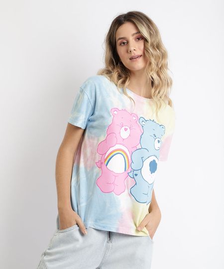 Blusa-Feminina-Ursinhos-Carinhosos-Estampada-Tie-Dye-Manga-Curta-Multicor-9953064-Multicor_1