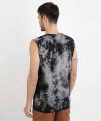 Regata-Masculina-Mickey-Estampada-Marmorizada-Gola-Careca-Preta-9959809-Preto_4