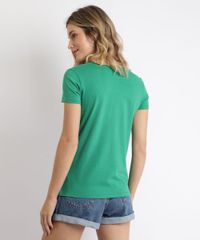 Blusa-Feminina-Turma-do-Mickey-Manga-Curta-Verde-9960525-Verde_4