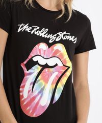 Blusa-Feminina-The-Rolling-Stones-Manga-Curta-Preta-9960661-Preto_2