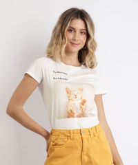 Blusa-Feminina--Eu-que-Lute--Manga-Curta-Off-White-9960740-Off_White_1
