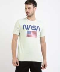 Camiseta-Masculina--NASA--Manga-Curta-Gola-Careca-Verde-9961412-Verde_1