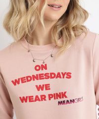 Blusao-de-Moletom-Feminino--On-Wednesdays-we-Wear-Pink--Meninas-Malvadas-Rosa-Claro-9962103-Rosa_Claro_2