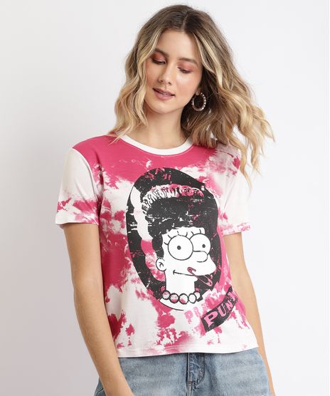 Blusa-Feminina-Marge-Simpsons-Estampada-Tie-Dye-Manga-Curta-Pink-9960763-Pink_1