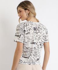Blusa-Feminina-Looney-Tunes-Estampada-Manga-Curta-Preta-9964120-Preto_4