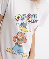 Blusa-Feminina-Looney-Tunes-Manga-Curta-Lilas-9964588-Lilas_2