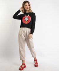 Blusa-de-Moletom-Feminino-Cropped-Looney-Tunes-Preta-9964596-Preto_3
