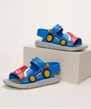 Papete-Infantil-Grendene-Mario-Bros-Carro-Azul-9962165-Azul_1