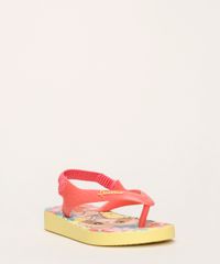 Chinelo-Infantil-Ipanema-Estampado-Floral-Ursinha-com-Elastico-Coral-9963770-Coral_3