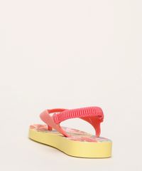 Chinelo-Infantil-Ipanema-Estampado-Floral-Ursinha-com-Elastico-Coral-9963770-Coral_4