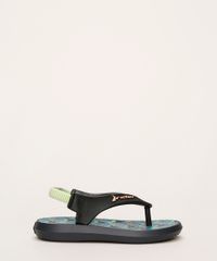 Chinelo-Infantil-Rider-R1-Estampado-de-Bichinhos-com-Elastico-Preto-9965000-Preto_5
