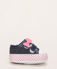 Tenis-Infantil-Pimpolho-Jeans-com-Laco-e-Estampa-de-Poa-Azul-Escuro-9966091-Azul_Escuro_2