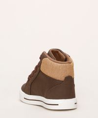 Tenis-Infantil-Cano-Curto-com-Cadarco-e-Recortes-Marrom-9966811-Marrom_4