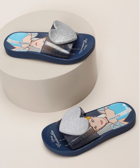 Chinelo-Infantil-Ipanema-Slide-Princesas-Cinderela-com-Coracao-e-Glitter-Azul-Marinho-9963786-Azul_Marinho_1