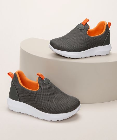 Tenis-Infantil-Knit-com-Recorte-Chumbo-9967223-Chumbo_1 Tenis-Infantil-Knit-com-Recorte-Chumbo-9967223-Chumbo_1