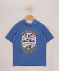Camiseta-Infantil--New-York-Best-Player--com-Capuz-Manga-Curta-Azul-9955385-Azul_1