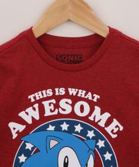 Camiseta-Infantil-Sonic--Awesome-Looks-Like--Manga-Curta-Vermelha-9955397-Vermelho_4