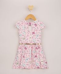 Vestido-Infantil-Estampado-Floral-Manga-Curta-e-Cinto-Metalizado-Rosa-Claro-9953034-Rosa_Claro_2