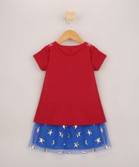 Vestido-Infantil-Mulher-Maravilha-com-Tule-e-Capa-Removivel-Manga-Curta-Vermelho-9956661-Vermelho_2
