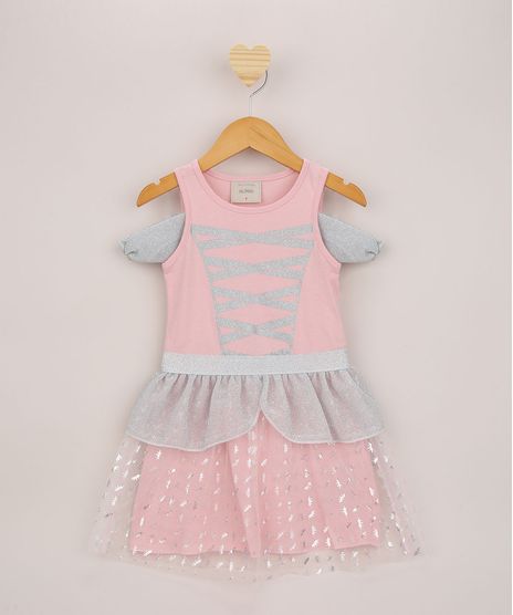 Vestido-Infantil-Princesa-Open-Shoulder-com-Tule-e-Brilho-Manga-Curta-Rosa-Claro-9956724-Rosa_Claro_1