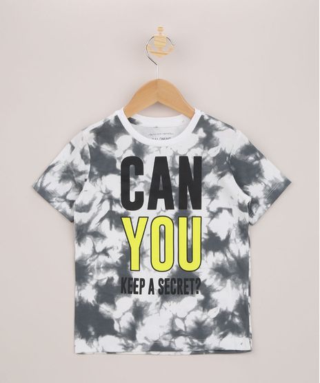 Camiseta-Infantil-Estampada-Tie-Dye--Can-You-Keep-a-Secret---Manga-Curta-Multicor-9957275-Multicor_1