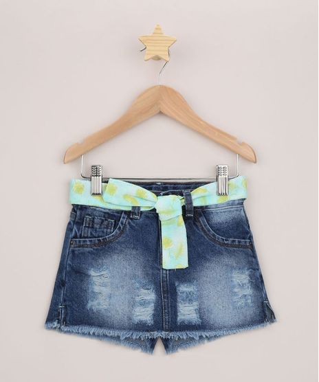Short-Saia-Jeans-Infantil-Destroyed-com-Faixa-para-Amarrar-Azul-Medio-9958620-Azul_Medio_1