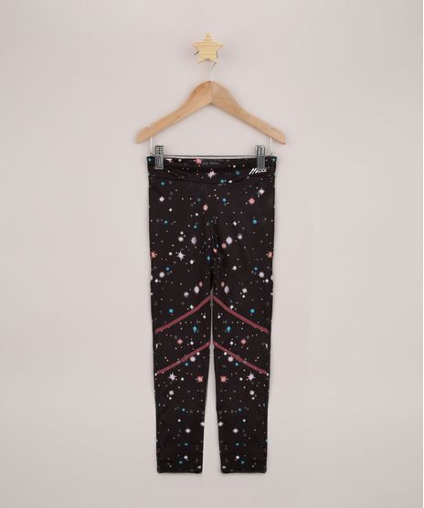 Calca-Legging-Infantil-Esportiva-Ace-Estampado-de-Constelacoes-com-Recorte-Preta-9967949-Preto_1