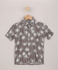 Camisa-Infantil-Estampada-de-Coqueiros-Manga-Curta-Marrom-Claro-9903333-Marrom_Claro_1