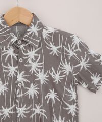 Camisa-Infantil-Estampada-de-Coqueiros-Manga-Curta-Marrom-Claro-9903333-Marrom_Claro_3