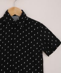 Camisa-Infantil-Estampada-de-Raios-Manga-Curta-Preta-9944097-Preto_3