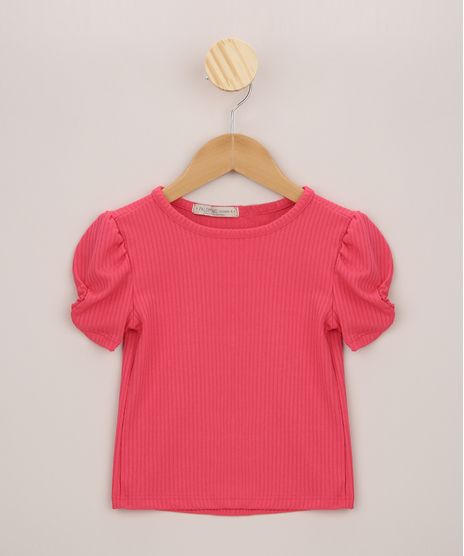 Blusa-Infantil-Canelada-Manga-Curta-Bufante-Gola-Alta-Pink-9944592-Pink_1