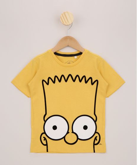 Camiseta-Infantil-Bart-Os-Simpsons-Manga-Curta-Amarela-9955382-Amarelo_1