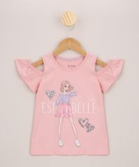 Blusa-Infantil--La-Vie-Est-Belle--Open-Shoulder-com-Glitter-Manga-Curta-Rosa-9955408-Rosa_1
