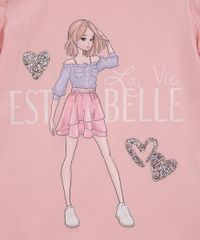 Blusa-Infantil--La-Vie-Est-Belle--Open-Shoulder-com-Glitter-Manga-Curta-Rosa-9955408-Rosa_3
