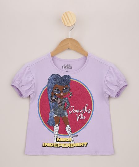 Blusa-Infantil-LOL-OMG-com-Glitter-Manga-Curta-Bufante-Lilas-9959645-Lilas_1