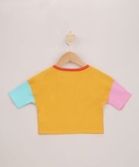 Blusa-Infantil-Cropped--GRL-PWR--Manga-Curta-Mostarda-9961372-Mostarda_2