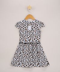 Vestido-Infantil-Estampado-Animal-Print-de-Onca-Manga-Curta-e-Cinto-Off-White-9963723-Off_White_2