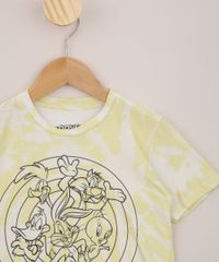 Camiseta-Infantil-Looney-Tunes-Estampada-Tie-Dye-Manga-Curta-Amarelo-9964459-Amarelo_4