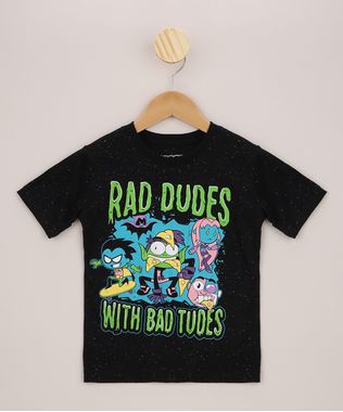 Camiseta-Infantil-Jovens-Titas-Manga-Curta-Preta-9965438-Preto_1