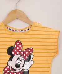 Blusa-Infantil-Minnie-Manga-Curta-Mostarda-9966030-Mostarda_4