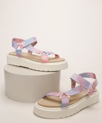 Sandalia-Papete-Feminina-Oneself-Estampado-Tie-Dye-com-Velcro-Multicor-9962390-Multicor_1