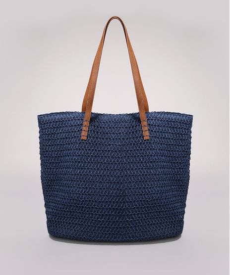 Bolsa-Feminina-Grande-Shopper-em-Palha-Alcas-Duplas-Azul-Marinho-9602448-Azul_Marinho_1