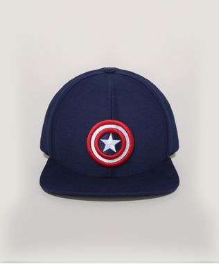 Bone-Infantil-Capitao-America-Aba-Curva-Azul-Marinho-9959529-Azul_Marinho_1