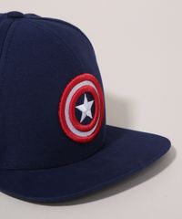 Bone-Infantil-Capitao-America-Aba-Curva-Azul-Marinho-9959529-Azul_Marinho_2