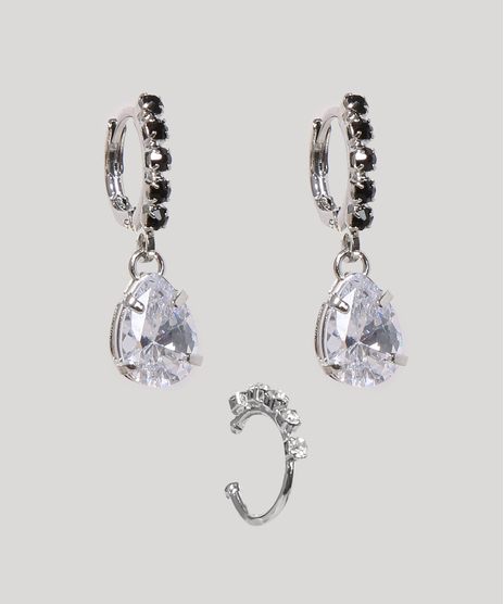 Brinco-Feminino-Argola-Pequena-com-Zirconia-Prateado-9964165-Prateado_1