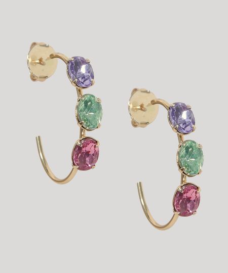 Brinco-Feminino-Argola-Media-com--Zirconias-Dourado-9964427-Dourado_1