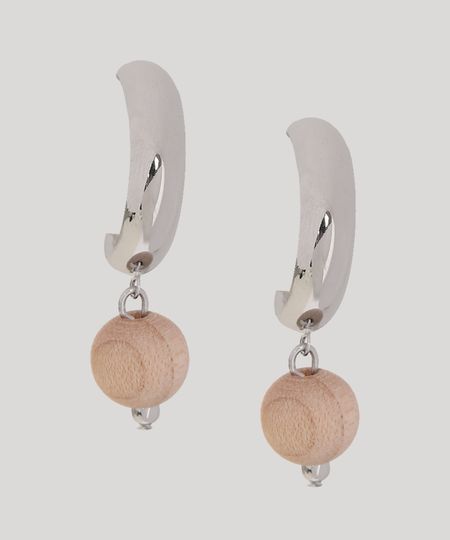 Brinco-Feminino-Argola-Media-com-Pingente-de-Madeira-Prateado-9964428-Prateado_1 Brinco-Feminino-Argola-Media-com-Pingente-de-Madeira-Prateado-9964428-Prateado_1