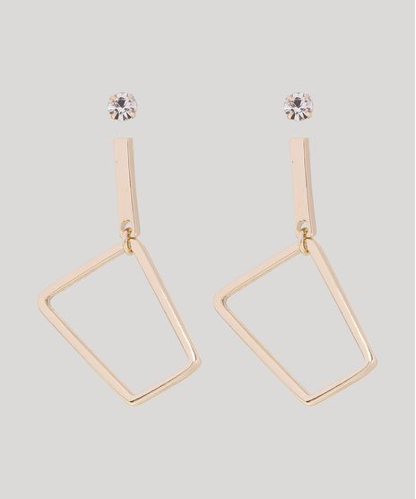 Kit-Feminino-de-2-Brincos-Pedrinha-e-Geometrico-Dourado-9964440-Dourado_1