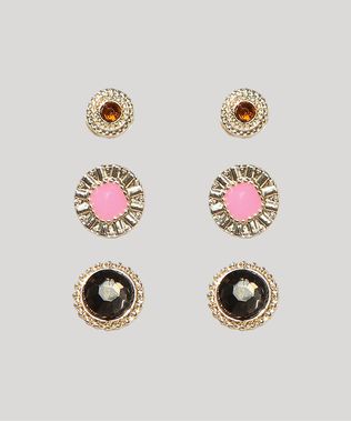 Kit-Feminino-de-3-Brincos-Redondos-com-Pedrinha-Dourado-9965895-Dourado_1